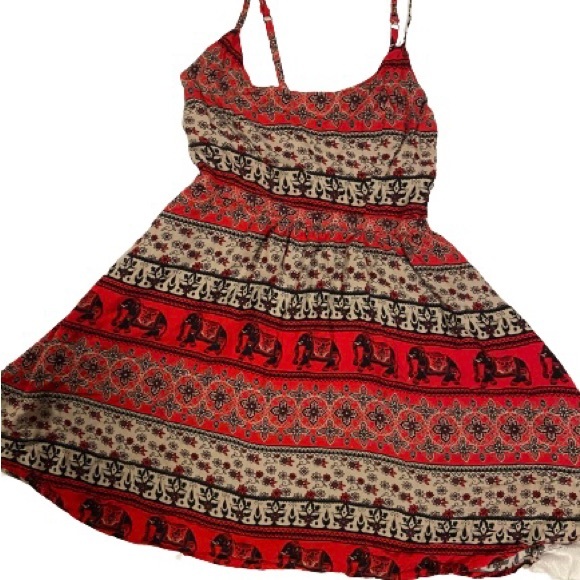 Blue notes Boho semi open back above the knee dress - Picture 1 of 2